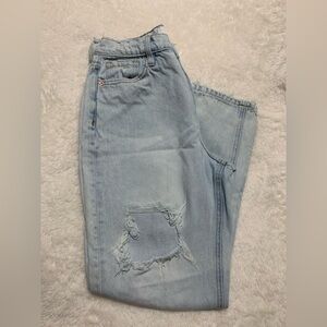 Denim & Denim Light Blue Distressed Denim